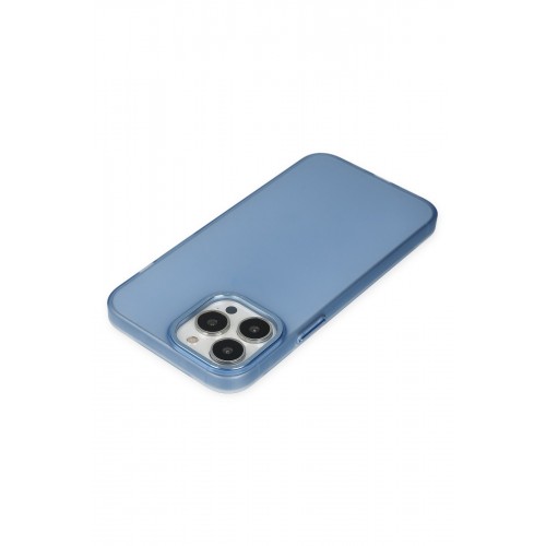 Newface iPhone 13 Pro Max Kılıf Modos Metal Kapak - Mavi Newface iPhone 13 Pro Max Kılıf Modos Metal Kapak - Mavi