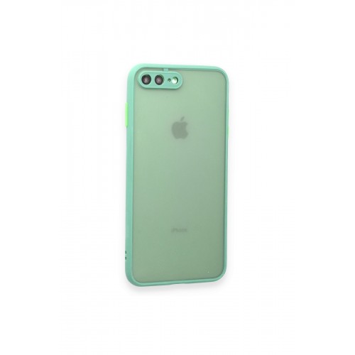 Newface iPhone 7 Plus Kılıf Montreal Silikon Kapak - Turkuaz Newface iPhone 7 Plus Kılıf Montreal Silikon Kapak - Turkuaz