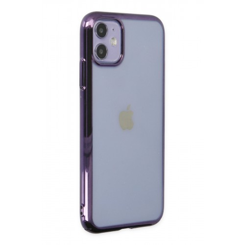 Newface iPhone 12 Kılıf Element Silikon - Mor Newface iPhone 12 Kılıf Element Silikon - Mor