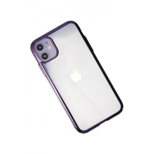 Newface iPhone 12 Kılıf Element Silikon - Mor Newface iPhone 12 Kılıf Element Silikon - Mor