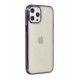 Newface iPhone 12 Pro Kılıf Element Silikon - Mor Newface iPhone 12 Pro Kılıf Element Silikon - Mor