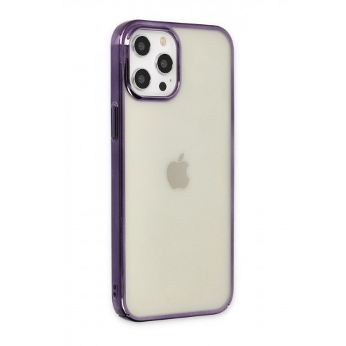 Newface iPhone 12 Pro Max Kılıf Element Silikon - Mor Newface iPhone 12 Pro Max Kılıf Element Silikon - Mor
