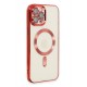 Newface iPhone 12 Pro Kılıf Kross Magneticsafe Kapak - Kırmızı Newface iPhone 12 Pro Kılıf Kross Magneticsafe Kapak - Kırmızı