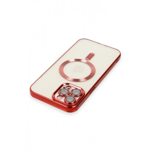 Newface iPhone 12 Pro Kılıf Kross Magneticsafe Kapak - Kırmızı Newface iPhone 12 Pro Kılıf Kross Magneticsafe Kapak - Kırmızı