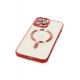 Newface iPhone 12 Pro Kılıf Kross Magneticsafe Kapak - Kırmızı Newface iPhone 12 Pro Kılıf Kross Magneticsafe Kapak - Kırmızı