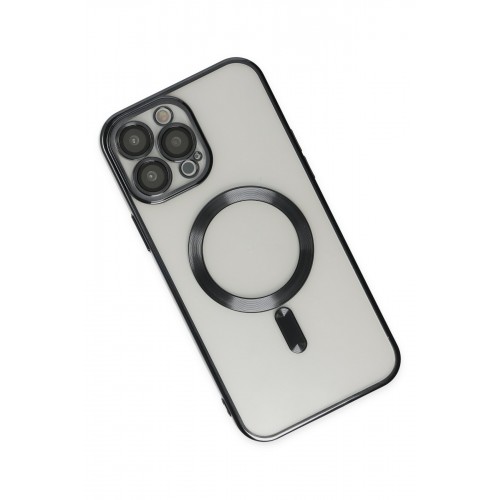 Newface iPhone 13 Pro Kılıf Kross Magneticsafe Kapak - Siyah Newface iPhone 13 Pro Kılıf Kross Magneticsafe Kapak - Siyah