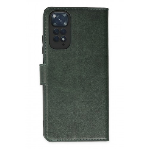Newface Xiaomi Redmi Note 11 Kılıf Trend S Plus Kapaklı Kılıf - Yeşil Newface Xiaomi Redmi Note 11 Kılıf Trend S Plus Kapaklı Kılıf - Yeşil