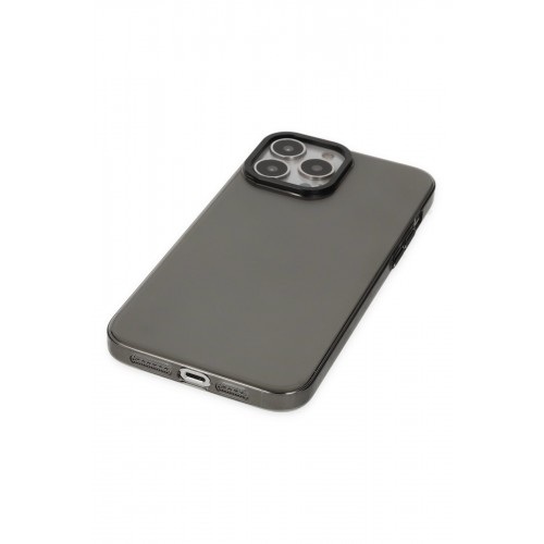 Newface iPhone 13 Pro Kılıf Anka PC Sert Metal Kapak - Siyah Newface iPhone 13 Pro Kılıf Anka PC Sert Metal Kapak - Siyah