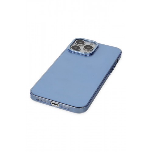 Newface iPhone 13 Pro Kılıf Anka PC Sert Metal Kapak - Mavi Newface iPhone 13 Pro Kılıf Anka PC Sert Metal Kapak - Mavi