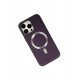 Newface iPhone 13 Pro Max Kılıf Coco Deri Magneticsafe Silikon - Derin Mor Newface iPhone 13 Pro Max Kılıf Coco Deri Magneticsafe Silikon - Derin Mor