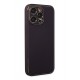 Newface iPhone 13 Pro Max Kılıf Coco Deri Silikon Kapak - Derin Mor Newface iPhone 13 Pro Max Kılıf Coco Deri Silikon Kapak - Derin Mor
