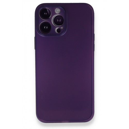 Newface iPhone 14 Pro Kılıf PP Ultra İnce Kapak - Mor Newface iPhone 14 Pro Kılıf PP Ultra İnce Kapak - Mor