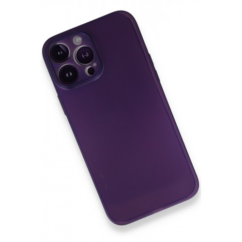 Newface iPhone 14 Pro Kılıf PP Ultra İnce Kapak - Mor Newface iPhone 14 Pro Kılıf PP Ultra İnce Kapak - Mor