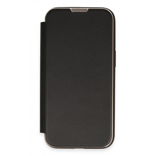 Newface iPhone 13 Pro Max Kılıf Dolpin Kapaklı - Siyah Newface iPhone 13 Pro Max Kılıf Dolpin Kapaklı - Siyah