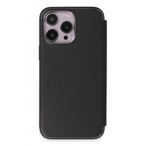 Newface iPhone 13 Pro Max Kılıf Dolpin Kapaklı - Siyah Newface iPhone 13 Pro Max Kılıf Dolpin Kapaklı - Siyah