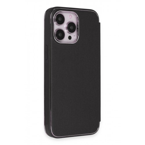 Newface iPhone 13 Pro Max Kılıf Dolpin Kapaklı - Siyah Newface iPhone 13 Pro Max Kılıf Dolpin Kapaklı - Siyah