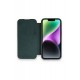 Newface iPhone 13 Pro Kılıf Dolpin Kapaklı - Koyu Yeşil Newface iPhone 13 Pro Kılıf Dolpin Kapaklı - Koyu Yeşil