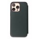 Newface iPhone 13 Pro Kılıf Dolpin Kapaklı - Koyu Yeşil Newface iPhone 13 Pro Kılıf Dolpin Kapaklı - Koyu Yeşil
