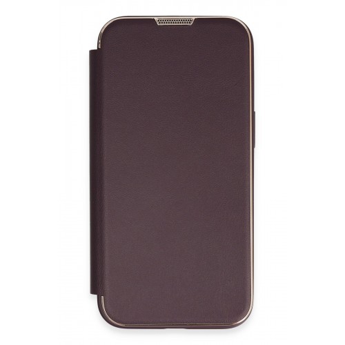 Newface iPhone 14 Pro Max Kılıf Dolpin Kapaklı - Derin Mor Newface iPhone 14 Pro Max Kılıf Dolpin Kapaklı - Derin Mor