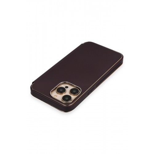 Newface iPhone 14 Pro Max Kılıf Dolpin Kapaklı - Derin Mor Newface iPhone 14 Pro Max Kılıf Dolpin Kapaklı - Derin Mor