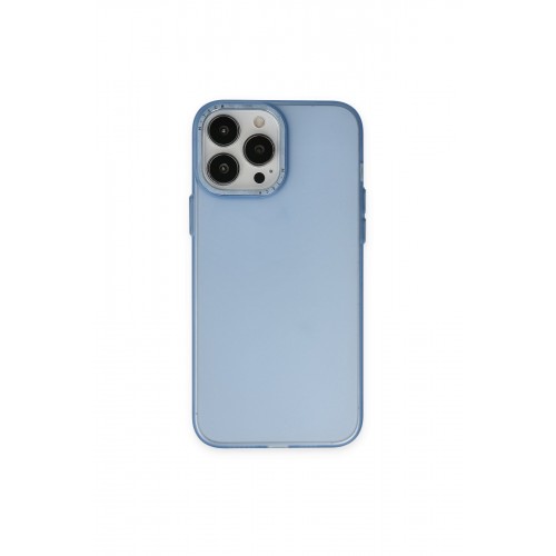 Newface iPhone 14 Pro Max Kılıf Modos Metal Kapak - Mavi Newface iPhone 14 Pro Max Kılıf Modos Metal Kapak - Mavi
