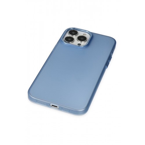 Newface iPhone 14 Pro Max Kılıf Modos Metal Kapak - Mavi Newface iPhone 14 Pro Max Kılıf Modos Metal Kapak - Mavi