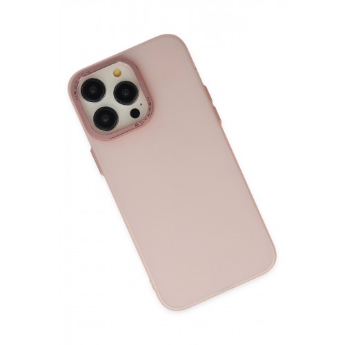 Newface iPhone 14 Pro Kılıf Modos Metal Kapak - Pembe Newface iPhone 14 Pro Kılıf Modos Metal Kapak - Pembe