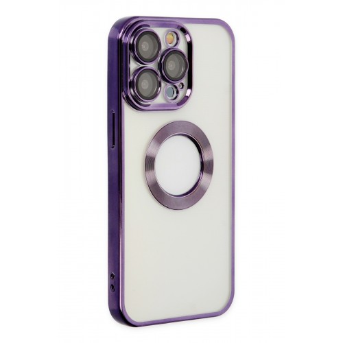 Newface iPhone 13 Pro Kılıf Slot Silikon - Mor Newface iPhone 13 Pro Kılıf Slot Silikon - Mor