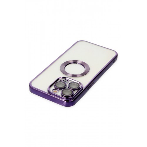 Newface iPhone 13 Pro Kılıf Slot Silikon - Mor Newface iPhone 13 Pro Kılıf Slot Silikon - Mor