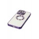Newface iPhone 13 Pro Kılıf Slot Silikon - Mor Newface iPhone 13 Pro Kılıf Slot Silikon - Mor
