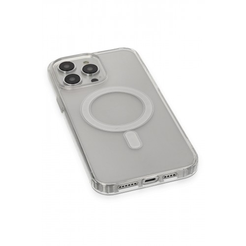 Newface iPhone 14 Pro Max Kılıf Matte Şeffaf Magneticsafe - Şeffaf Newface iPhone 14 Pro Max Kılıf Matte Şeffaf Magneticsafe - Şeffaf