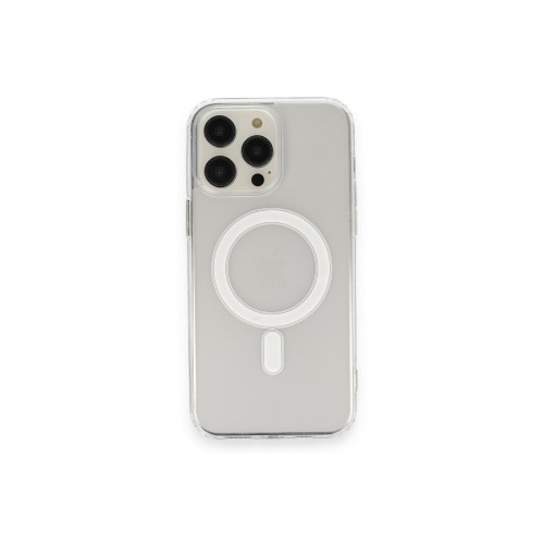 Newface iPhone 13 Pro Max Kılıf Matte Şeffaf Magneticsafe - Şeffaf Newface iPhone 13 Pro Max Kılıf Matte Şeffaf Magneticsafe - Şeffaf