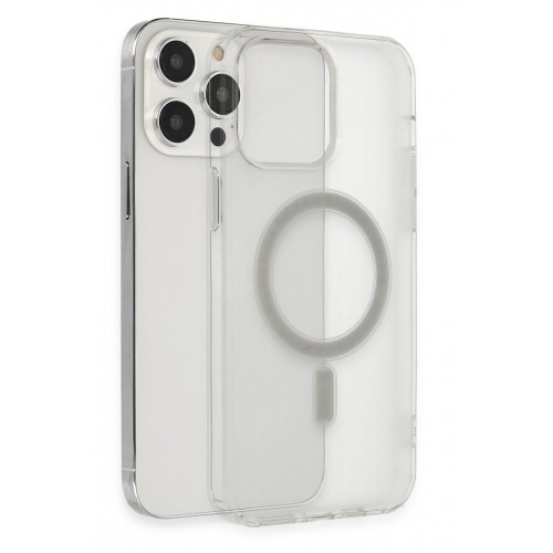 Newface iPhone 13 Pro Max Kılıf Matte Şeffaf Magneticsafe - Şeffaf Newface iPhone 13 Pro Max Kılıf Matte Şeffaf Magneticsafe - Şeffaf