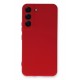Newface Samsung Galaxy S23 Plus Kılıf Nano içi Kadife Silikon - Kırmızı Newface Samsung Galaxy S23 Plus Kılıf Nano içi Kadife Silikon - Kırmızı