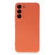 Newface Samsung Galaxy S23 Plus Kılıf Nano içi Kadife Silikon - Turuncu Newface Samsung Galaxy S23 Plus Kılıf Nano içi Kadife Silikon - Turuncu