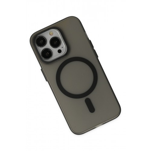 Newface iPhone 13 Pro Max Kılıf Lodos Magneticsafe Mat Kapak - Siyah Newface iPhone 13 Pro Max Kılıf Lodos Magneticsafe Mat Kapak - Siyah