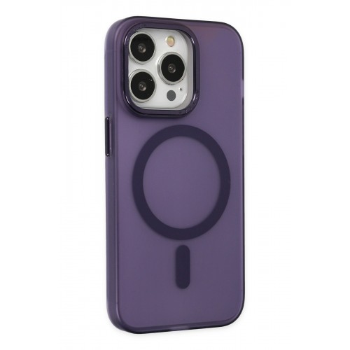 Newface iPhone 13 Pro Kılıf Lodos Magneticsafe Mat Kapak - Mor Newface iPhone 13 Pro Kılıf Lodos Magneticsafe Mat Kapak - Mor