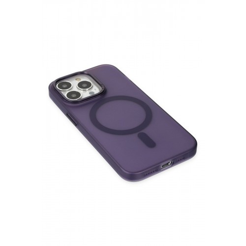Newface iPhone 13 Pro Kılıf Lodos Magneticsafe Mat Kapak - Mor Newface iPhone 13 Pro Kılıf Lodos Magneticsafe Mat Kapak - Mor