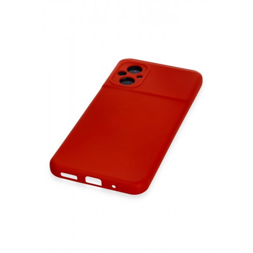 Newface Xiaomi Poco M5 Kılıf Nano içi Kadife Silikon - Kırmızı Newface Xiaomi Poco M5 Kılıf Nano içi Kadife Silikon - Kırmızı