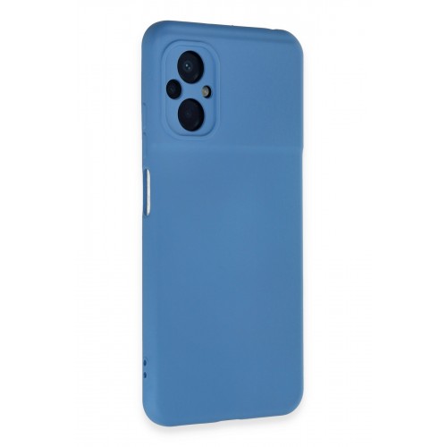 Newface Xiaomi Poco M5 Kılıf Nano içi Kadife Silikon - Mavi Newface Xiaomi Poco M5 Kılıf Nano içi Kadife Silikon - Mavi