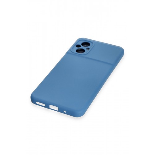Newface Xiaomi Poco M5 Kılıf Nano içi Kadife Silikon - Mavi Newface Xiaomi Poco M5 Kılıf Nano içi Kadife Silikon - Mavi