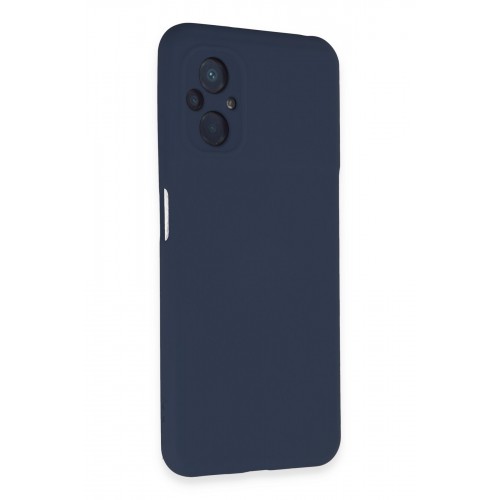 Newface Xiaomi Poco M5 Kılıf Nano içi Kadife Silikon - Lacivert Newface Xiaomi Poco M5 Kılıf Nano içi Kadife Silikon - Lacivert