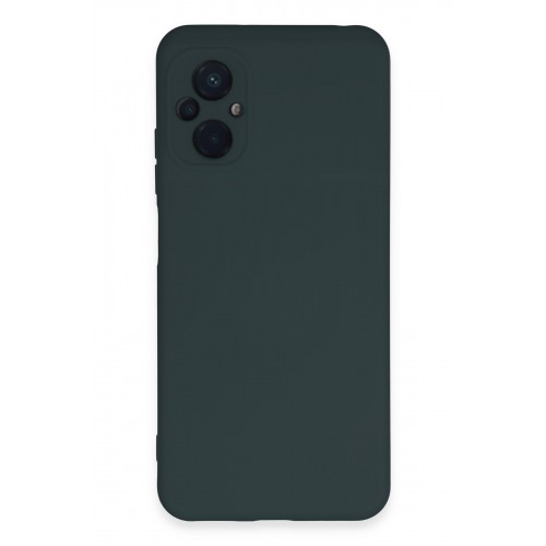 Newface Xiaomi Poco M5 Kılıf Nano içi Kadife Silikon - Koyu Yeşil Newface Xiaomi Poco M5 Kılıf Nano içi Kadife Silikon - Koyu Yeşil