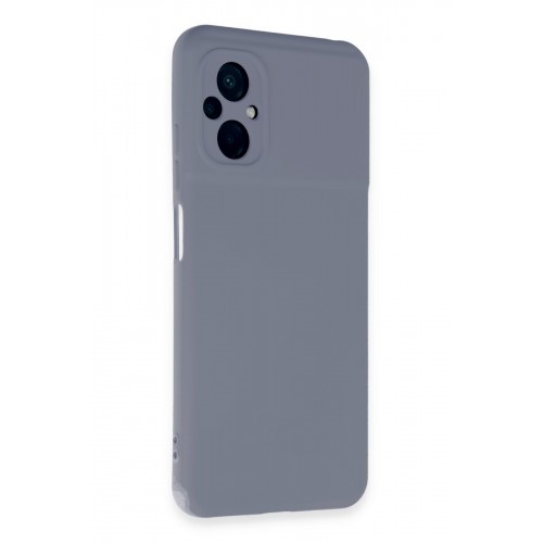 Newface Xiaomi Poco M5 Kılıf Nano içi Kadife Silikon - Gri Newface Xiaomi Poco M5 Kılıf Nano içi Kadife Silikon - Gri