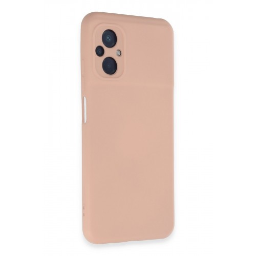 Newface Xiaomi Poco M5 Kılıf Nano içi Kadife Silikon - Pudra Newface Xiaomi Poco M5 Kılıf Nano içi Kadife Silikon - Pudra