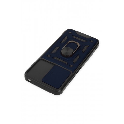 Newface Xiaomi Poco M5 Kılıf Pars Lens Yüzüklü Silikon - Lacivert Newface Xiaomi Poco M5 Kılıf Pars Lens Yüzüklü Silikon - Lacivert