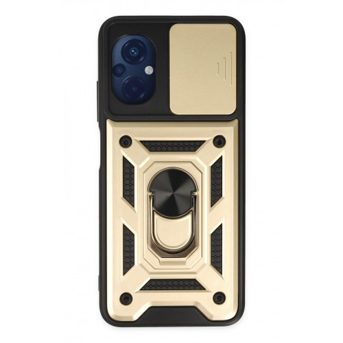 Newface Xiaomi Poco M5 Kılıf Pars Lens Yüzüklü Silikon - Gold Newface Xiaomi Poco M5 Kılıf Pars Lens Yüzüklü Silikon - Gold