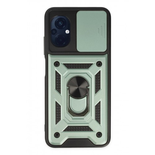 Newface Xiaomi Poco M5 Kılıf Pars Lens Yüzüklü Silikon - Yeşil Newface Xiaomi Poco M5 Kılıf Pars Lens Yüzüklü Silikon - Yeşil