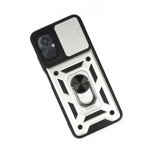 Newface Xiaomi Poco M5 Kılıf Pars Lens Yüzüklü Silikon - Gümüş Newface Xiaomi Poco M5 Kılıf Pars Lens Yüzüklü Silikon - Gümüş