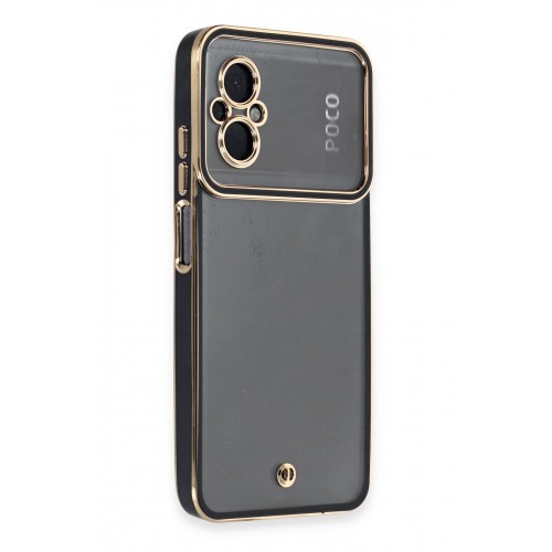 Newface Xiaomi Poco M5 Kılıf Liva Lens Silikon - Siyah Newface Xiaomi Poco M5 Kılıf Liva Lens Silikon - Siyah